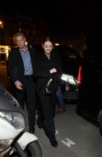 EMMA STONE Arrives at Frame Paris Fashion Week Dinner 03/03/2024