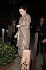 EMMA STONE Arrives at Pre-Oscar Party at the Mr. Chow in Beverly Hills 03/07/2024