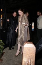 EMMA STONE Arrives at Pre-Oscar Party at the Mr. Chow in Beverly Hills 03/07/2024