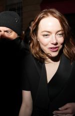 EMMA STONE at Louis Vuitton Fashion Week Afterparty in Paris 03/05/2024