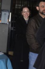 EMMA STONE Leaves Private Louis Vuitton Dinner in Paris 03/03/2024
