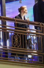 EMMA STONE Out for Dinner in Los Angeles 03/11/2024