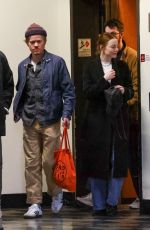 EMMA STONE Out for Dinner in Los Angeles 03/11/2024