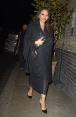 EMMA THYNN Arrives at Chiltern Firehouse in London 03/15/2024