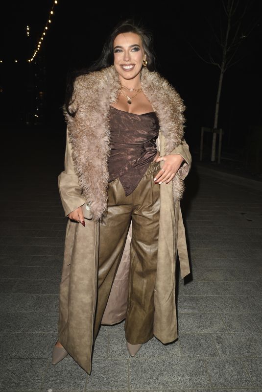 ERICA ROBERTS Arrives at B Perfect Launch at Kitten Restaurant in Manchester 02/29/2024
