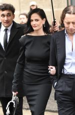 EVA GREEN Arrives at Maison Vivier Fall/Winter 2024-2025 Show at Paris Fashion Week 02/29/2024