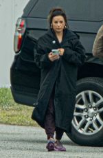 EVA LONGORIA on the Set of Eddie Murphy