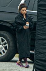 EVA LONGORIA on the Set of Eddie Murphy