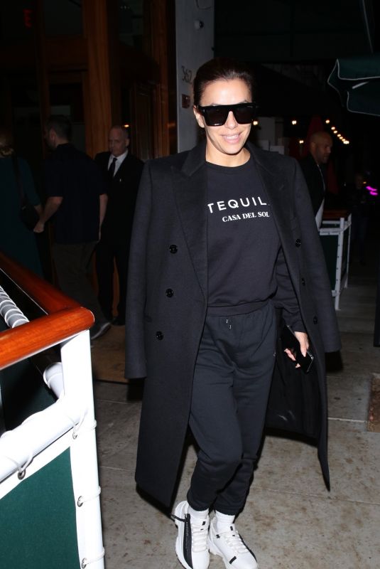 EVA LONGORIA ona  Dinner Date with Her Husband Jose Baston at Cipriani in Beverly Hills 03/22/2024
