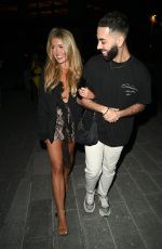 EVE and JESS GALE Arrives at Molly Smith Boohoo Launch at Fenix in Manchester 03/27/2024