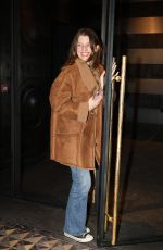 EVER ANDERSON Arrives at Costes Restaurant in Paris 03/04/2024