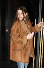 EVER ANDERSON Arrives at Costes Restaurant in Paris 03/04/2024