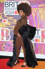 FLEUR EAST at Brit Awards 2024 at O2 Arena in London 03/02/2024