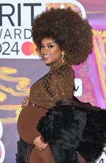 FLEUR EAST at Brit Awards 2024 at O2 Arena in London 03/02/2024