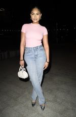 GABRIELLE JEFFREY Arrives at B Perfect Launch at Kitten Restaurant in Manchester 02/29/2024