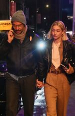 GIGI HADID and Bradley Cooper Leaves Sweeney Todd: The Demon Barber of Fleet Street on Broadway 03/24/2024