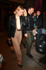 GIGI HADID and Bradley Cooper Leaves Sweeney Todd: The Demon Barber of Fleet Street on Broadway 03/24/2024