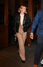 GIGI HADID and Bradley Cooper Leaves Sweeney Todd: The Demon Barber of Fleet Street on Broadway 03/24/2024