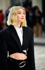 GIGI HADID on the Set of a Commercial in New York 03/26/2024