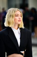 GIGI HADID on the Set of a Commercial in New York 03/26/2024