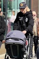 GIGI HADID Out with Her Baby in New York 03/14/2024