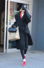 GIGI HADID Shopping at Whole Foods in New York 03/24/2024