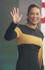GINGER ZEE on the Set of Good Morning America 03/22/2024