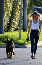 GISELE BUNDCHEN Out for a Dog Walk in Miami 03/16/2024
