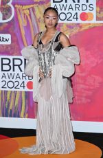 GRIFF at Brit Awards 2024 at O2 Arena in London 03/02/2024