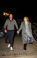 HAILEE STEINFELD Heading for Dinner in Paris 03/06/2024