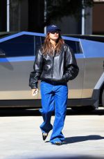 HAILEY BIEBER and JUSTINE SKYE Out for Breakfast 03/12/2024