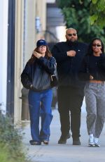 HAILEY BIEBER and JUSTINE SKYE Out for Breakfast 03/12/2024