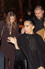 HAILEY BIEBER, ZOE KRAVITZ and Channing Tatum Leaves a Pre-Oscar Soiree in Los Feliz 03/08/2024