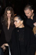 HAILEY BIEBER, ZOE KRAVITZ and Channing Tatum Leaves a Pre-Oscar Soiree in Los Feliz 03/08/2024