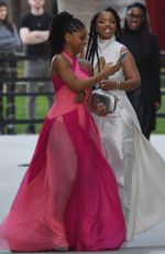 HALLE and CHLOE BAILEY Arrives at 2024 ESSENCE Black Women In Hollywood Awards Ceremony 03/07/2024
