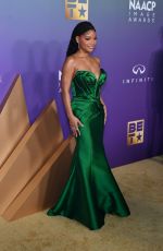 HALLE BAILEY at 55th NAACP Image Awards in Los Angeles 03/16/2024