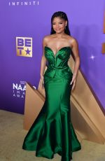 HALLE BAILEY at 55th NAACP Image Awards in Los Angeles 03/16/2024