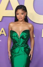 HALLE BAILEY at 55th NAACP Image Awards in Los Angeles 03/16/2024