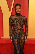HALLE BAILEY at Vanity Fair Oscar Party in Beverly Hills 03/10/2024