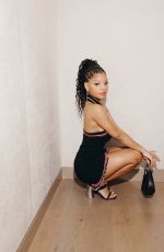 HALLE BAILEY - Off-White Paris Fashion Week Show Photoshoot, February 2024