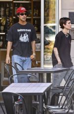 HALSEY and Avan Jogia Leaves The Oaks Gourmet in Los Feliz 03/27/2024