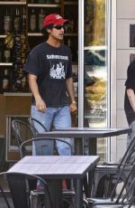HALSEY and Avan Jogia Leaves The Oaks Gourmet in Los Feliz 03/27/2024