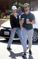 HAYLEY ERBERT and Derek Hough Out for Lunch at Erewhon in Studio City 03/11/2024