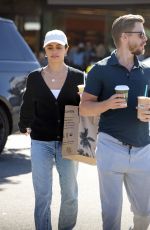 HAYLEY ERBERT and Derek Hough Out for Lunch at Erewhon in Studio City 03/11/2024