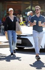 HAYLEY ERBERT and Derek Hough Out for Lunch at Erewhon in Studio City 03/11/2024