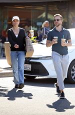 HAYLEY ERBERT and Derek Hough Out for Lunch at Erewhon in Studio City 03/11/2024