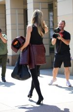 HEIDI KLUM Arrives on the Set of AGT in Los Angeles 03/19/2024