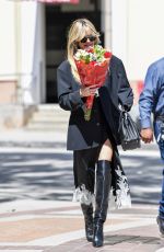 HEIDI KLUM Out in Los Angeles 03/25/2024