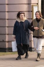 HELENA BONHAM CARTER Out with a Friend in Primrose Hill 03/14/2024