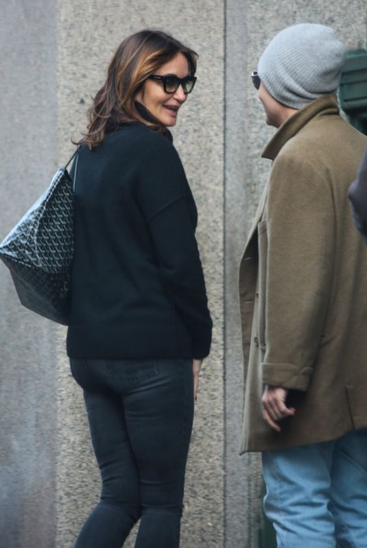 HELENA CHRISTENSEN Out with Friends in New York 03/08/2024